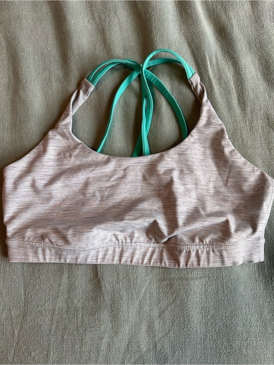 lululemon athletica Other - 🍋 Lululemon Energy Bra *Medium Support- White/Grey/Light Green